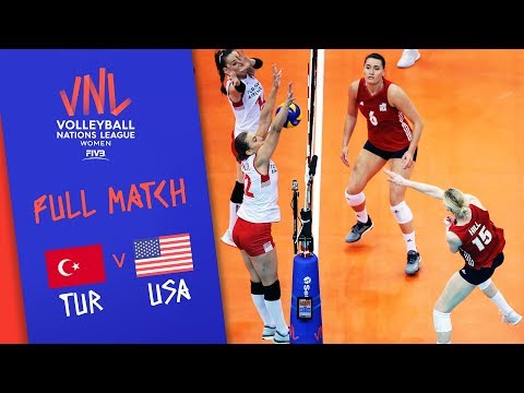 Turkey v USA - Full Match - Final | Women's VNL 2018