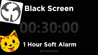 Black Screen 🖥 Fan Sound ⏰ 30 Minute Timer + 1 Hour Soft Alarm 😴 Sleep and Relaxation