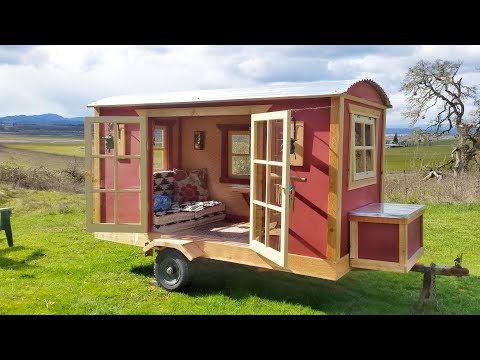 GORGEOUS Mini Gypsy Wagon Vardo Camper- Tiny House Inspired and Home Built!