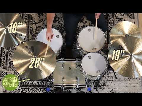 Zildjian K 20" Ride with 18" & 19" Dark Thin Crash Cymbals