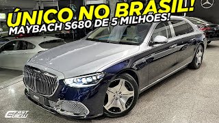 NOVO MERCEDES MAYBACH CLASSE S S680 V12 6.0 BITURBO 2022  O CARRO + LUXUOSO E EXTICO DA MERCEDES!