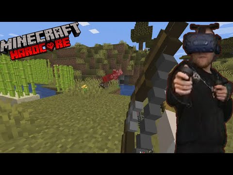 FULLY Immersing Myself Into The MINECRAFT World! l VR HARDCORE MINECRAFT - Quin69