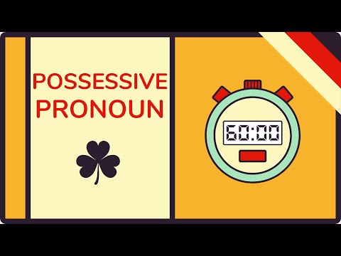 ♣ Possessive Pronoun auf Deutsch erklärt - Possessivpronomen Englisch