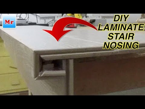 DIY Flooring Laminate Stairs Nosing from Scratch MrYOUCANDOITYOURSELF