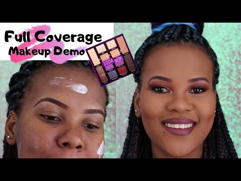 Maybelline Soda Pop Eyeshadow Pallete Full Makeup Demo - Flawless Full Coverage Makeup