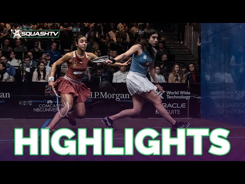 "Tooth & Nail" | El Sherbini v El Hammamy | J.P Morgan Tournament of Champions 2023 | SF HIGHLIGHTS!