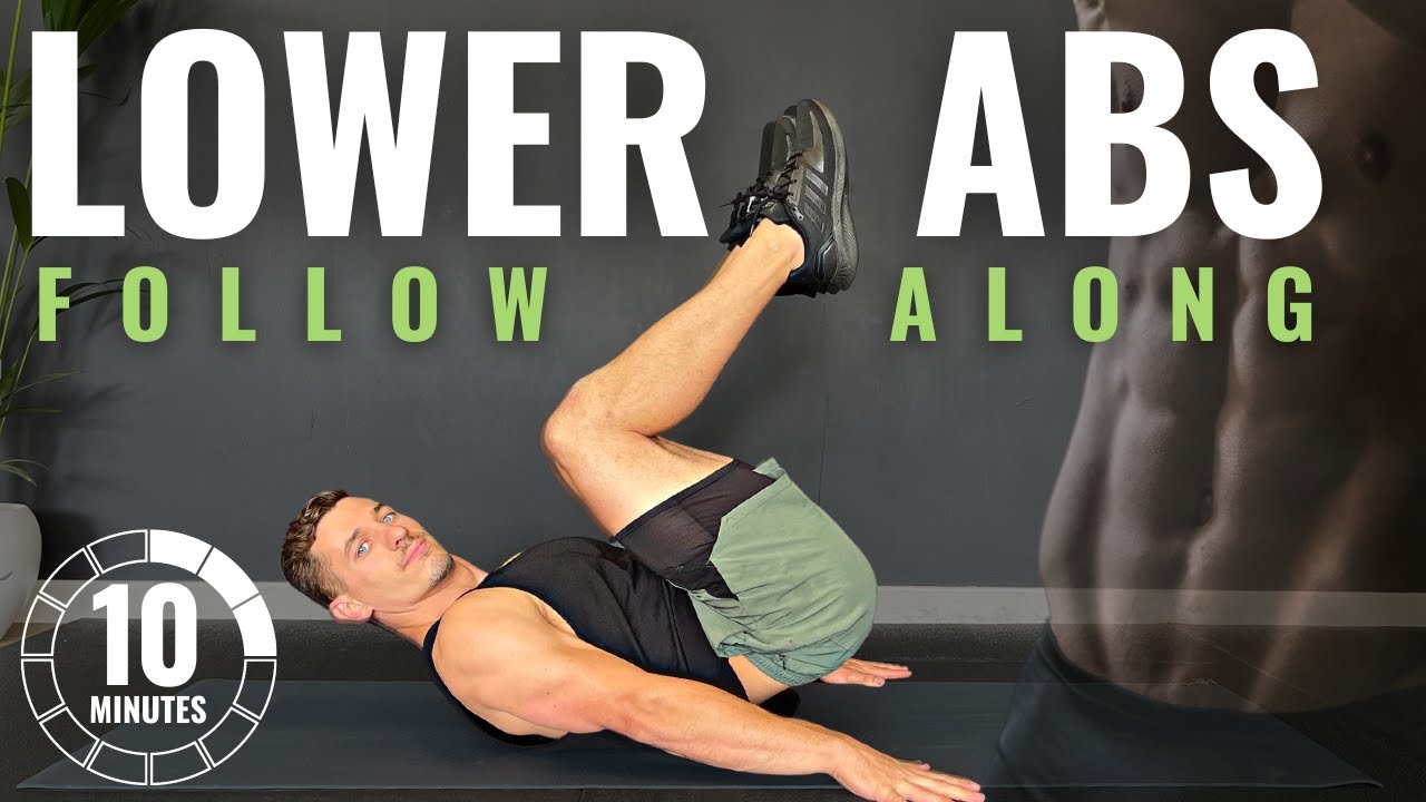 10 min LOWER ABS WORKOUT at Home