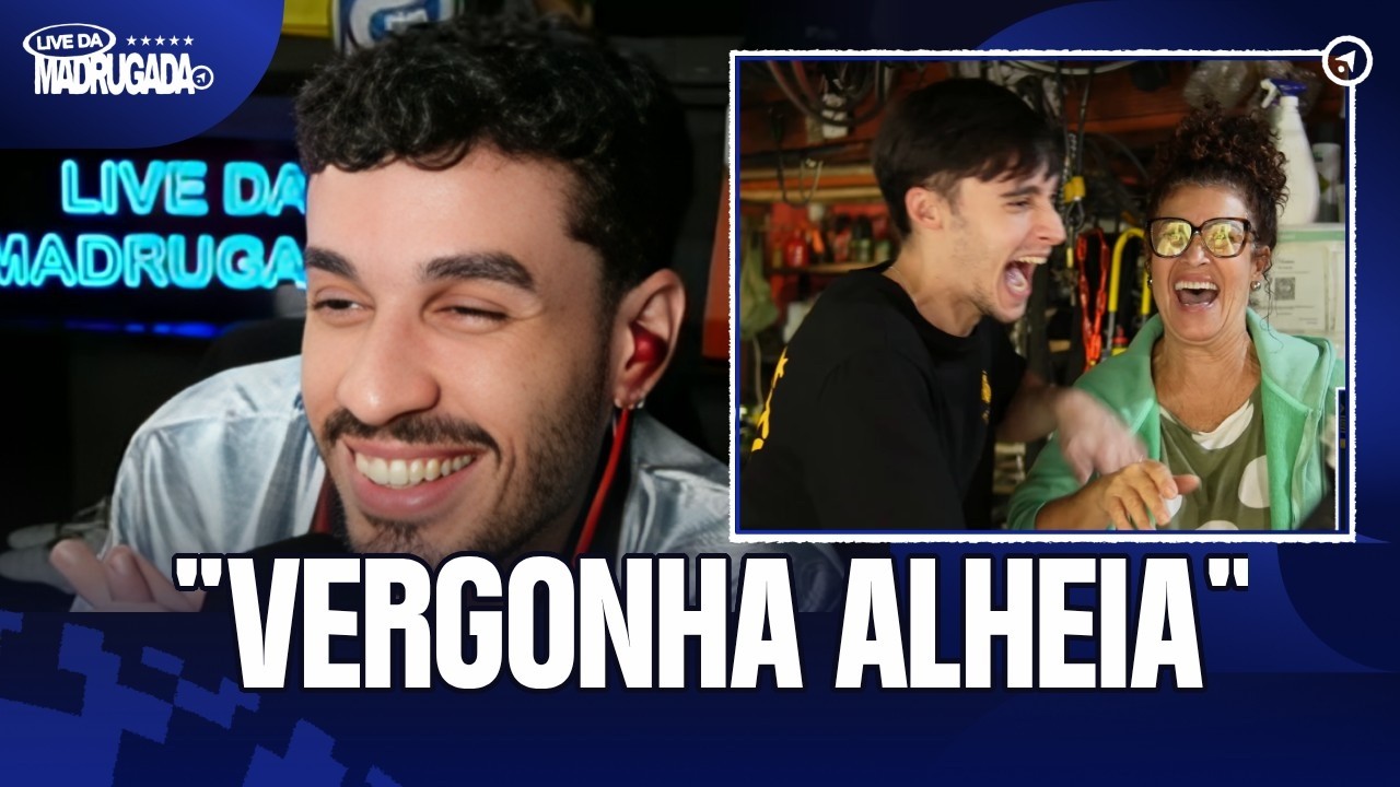 MOMENTO VERGONHA ALHEIA! ALLAN REAGE A FELIPE FERA | LIVE DA MADRUGADA