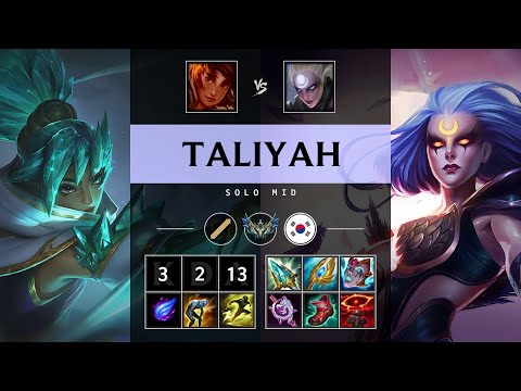 Taliyah Mid vs Diana - KR Challenger Patch 25.08