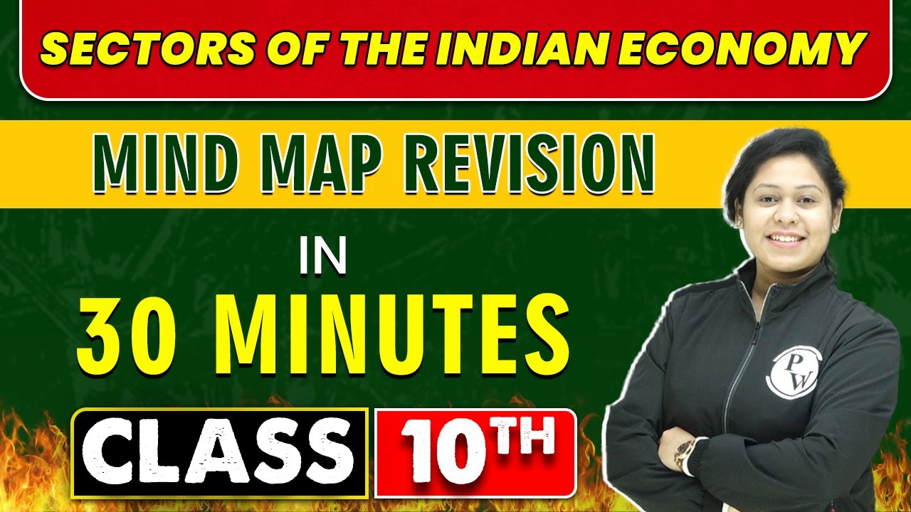 Watch video SECTORS OF THE INDIAN ECONOMY in 30 Minutes || Mind Map Series for Class 10th Now SECTORS OF THE INDIAN ECONOMY in 30 Minutes || Mind Map Series for Class 10th