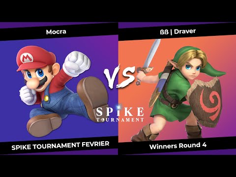 SpikeT Février Winners Round 4 - Mocra (Mario) VS ßß | Draver (Young Link)