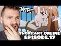 THE PRISONER??!! | Sword Art Online | Episode 17 | New Anime Fan | REACTION!