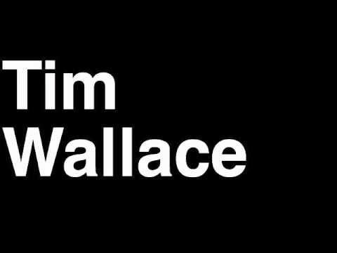 How to Pronounce Tim Wallace New York Islanders NHL Hockey Player Runforthecube