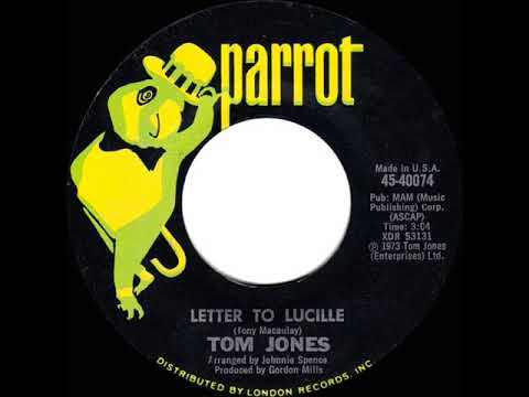 1973 Tom Jones - Letter To Lucille
