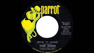 1973 Tom Jones - Letter To Lucille