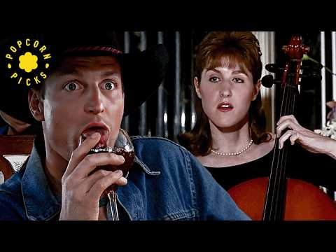 Woody Harrelson Flirts with the Violinist | The Cowboy Way