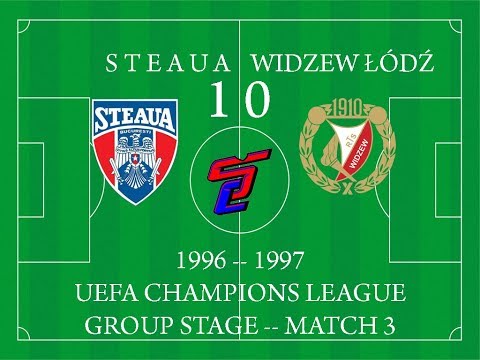 Steaua 1-0 Widzew Łódź (1996/1997 UCL)