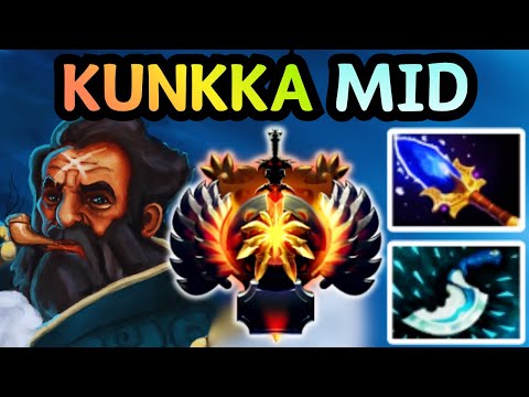 🔥 KUNKKA MID IS A GOD 💀 FULL DAMAGE CLEAVE MADNESS | DOTA 2 🔥