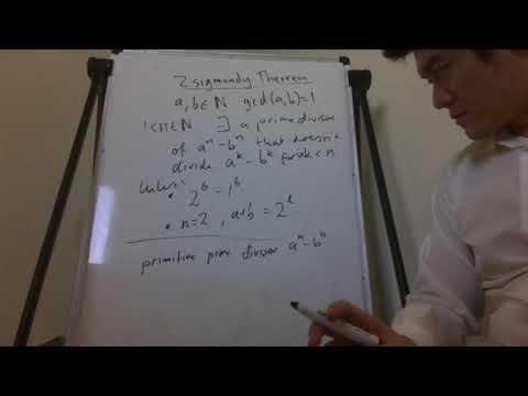 Zsigmondy Theorem stated