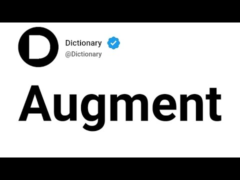 Augment Meaning In English