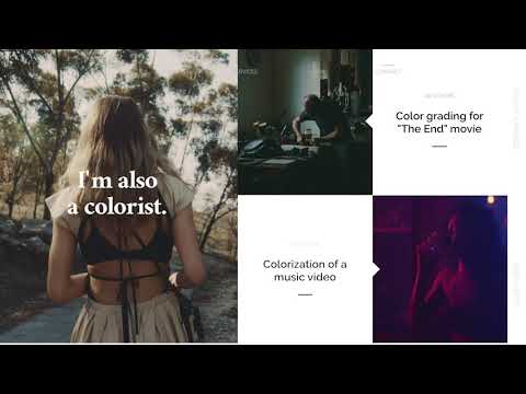 Artist Portfolio Modular Template for Apple Motion & FCPX - MotionVFX