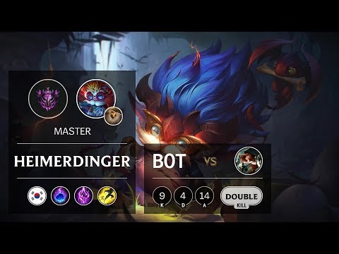 Heimerdinger Bot vs Miss Fortune - KR Master Patch 10.1