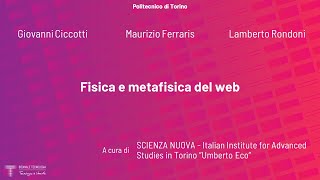 Fisica e metafisica del web | Ferraris, Rondoni, Ciccotti