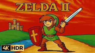 Zelda II: The Adventure of Link (NES) | 4K60FPS