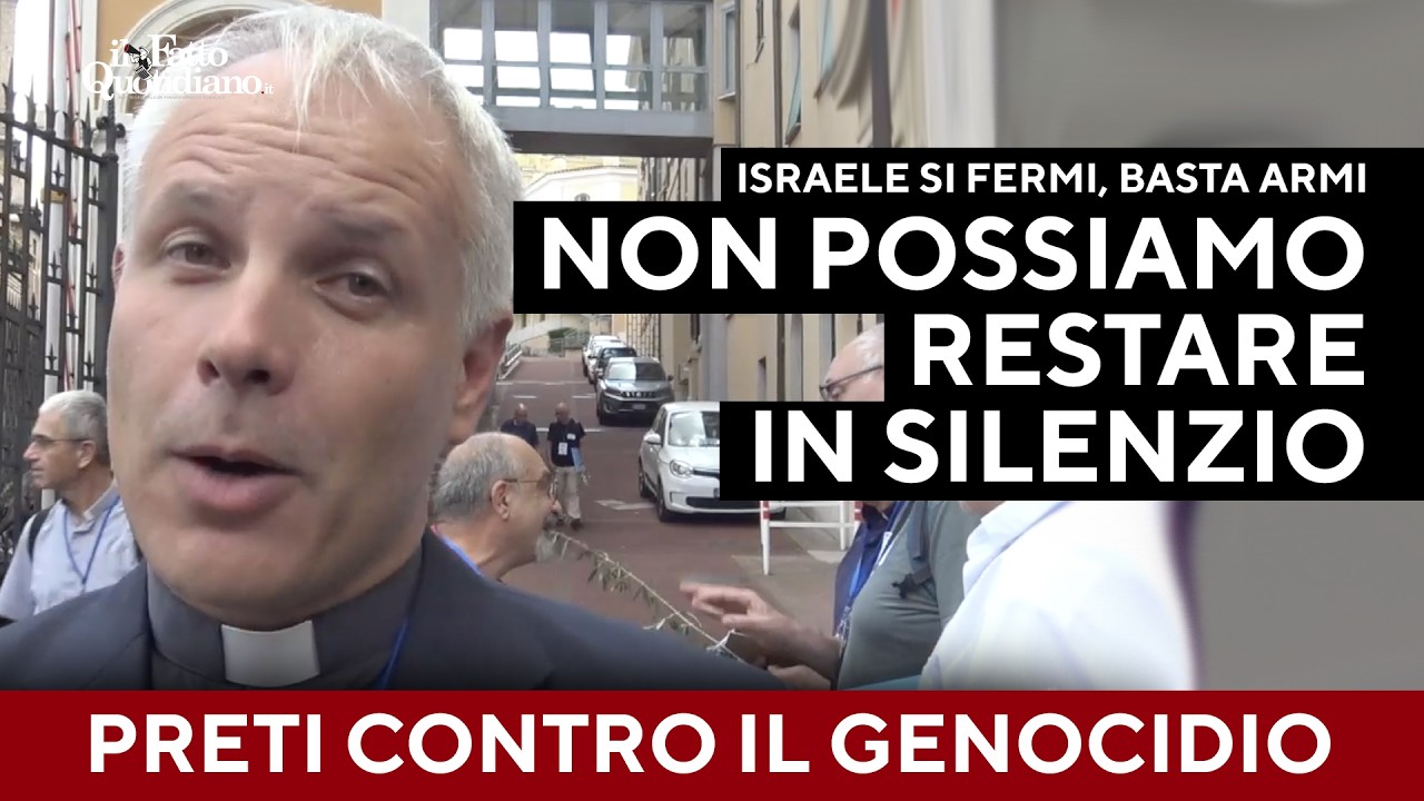 Preti contro il genocidio: "Il Vangelo non ci permette di restare in silenzio. Si fermi Israele"
