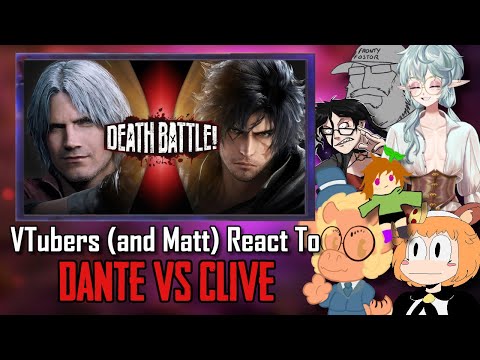 The Devils are in the details - VTubers (and Matt) React to Death Battle: Dante vs. Clive