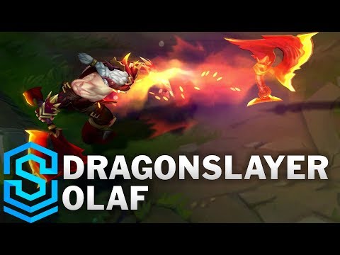 Dragonslayer Olaf Skin Spotlight - Pre-Release - League of Legends