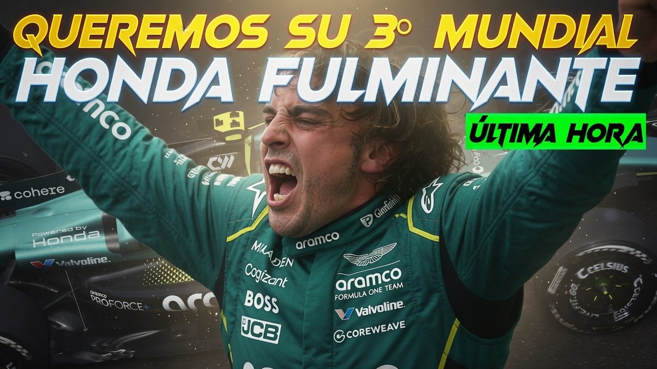 HONDA F1 SE QUITA LA CARETA Y CONFIRMA SU OBJETIVO DE DARLE A ALONSO SU LUCHA POR EL TERCER MUNDIAL