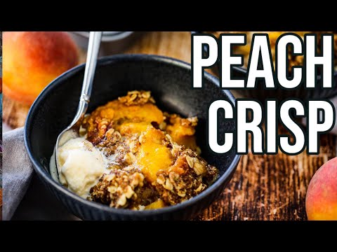 The BEST-EVER Peach Crisp!!