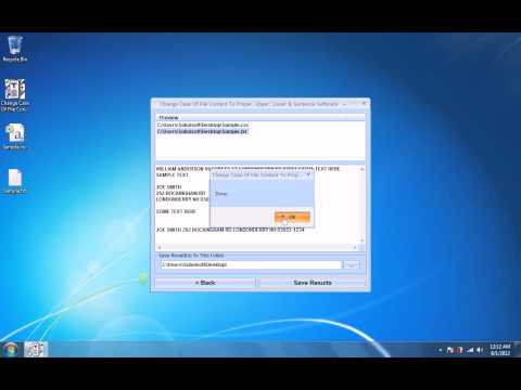 Change Case Of File Content To Proper, Upper, Lower & Sentence Software