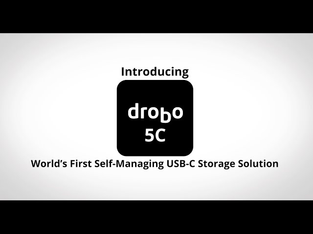 Video Teaser für Introducing Drobo 5C