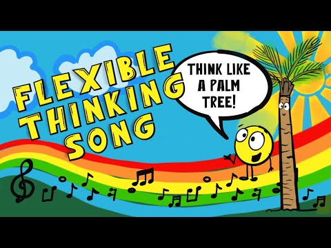 Flexible Thinking Song For Kids-Think Like a Palm Tree Animation