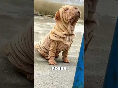 Le chien le plus ridé du monde 😳❤️