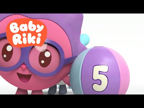 Învațăm cifrele și culorile cu BabyRiki - Cântece educative pentru Copii de Grădiniță