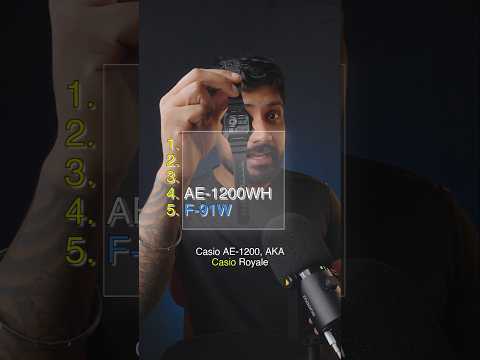 5 LEGENDARY Casio Watches 😎.  How many do you have?  #shorts #casio #gshock