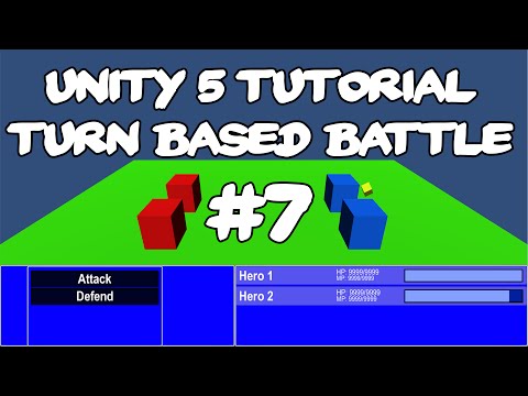 Unity 5 Tutorial: Turn Based Battle System #07 - Gui Improvements