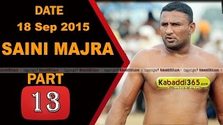 (13) Saini Majra (Mohali) Kabaddi Touranament 18 Sep 2015
