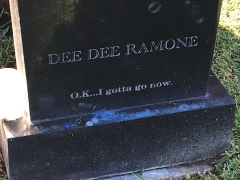 FAMOUS GRAVE TOUR: Punk Rocker Dee Dee Ramone At Hollywood Forever Cemetery, CA