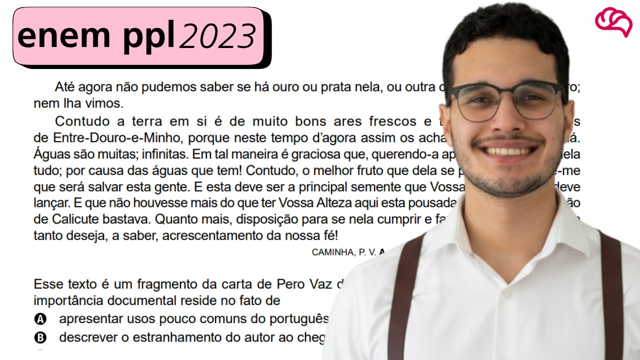 Resolução em Vídeo — Questão 16 ENEM 2023 PPL