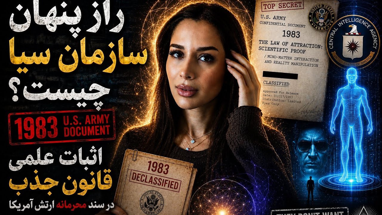  ⚠️سند محرمانه اثبات قانون جذب| پروژه گیت وی | دکتر رضایی