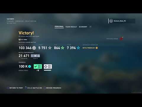 World of Warships: Tier 7 Baltimore game play