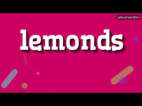 LEMONDS - HOW TO PRONOUNCE IT!?