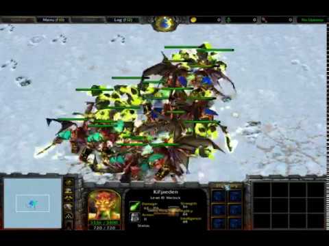 (Comment Request) 1 Custom Kil'jaeden vs 1 Archimonde (Lv10 With Skills) 1080p