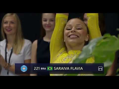 Flavia Saraiva 🇧🇷 wins GOLD 🥇13,800 balance beam - Szombathely World Cup 2025