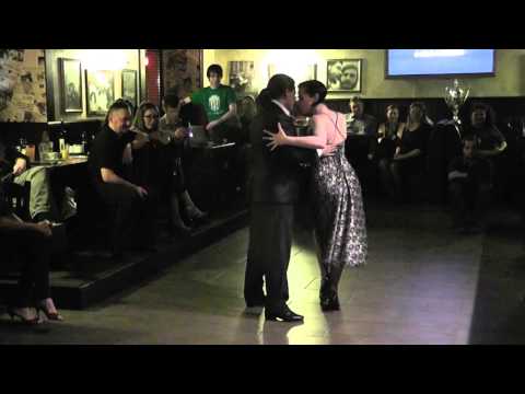 Carlos Rodriguez de Boedo Tango y Brigita Urbietytė  in Kiev, tango, Osvaldo  Pugliese, april  2014