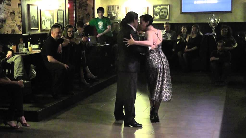 Carlos Rodriguez de Boedo Tango y Brigita Urbietytė  in Kiev, tango, Osvaldo  Pugliese, april  2014